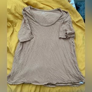 Small Brown American Eagle Short Sleeve Shirt
